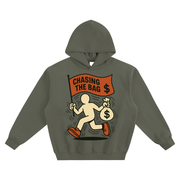 Chasing The Bag,Money Hoodie,Streetwear,Hustle Clothing,Bag Chaser,Motivation Apparel,Heavyweight Hoodie