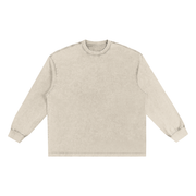 acid wash long sleeve tee ,long sleeve tshirt,long sleeve tee,snow washed tshirt,snow washed tee,long sleeve