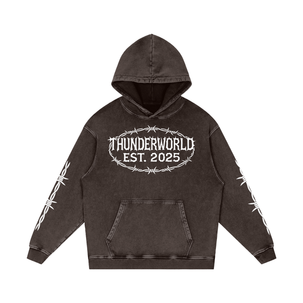 AcidWashHoodie,ThunderWorldClothing,UrbanFashion,treetwearCulture,HeavyweightHoodie,OversizedHoodie