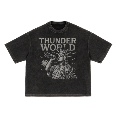 thermal shirt,political tshirt,black thermal,thunderthermal shirt,thunderworld