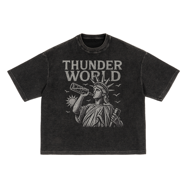 thermal shirt,political tshirt,black thermal,thunderthermal shirt,thunderworld