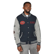 Unisex Heavyweight Letterman Jacket - Trendy Varsity Style with Bold Graphics