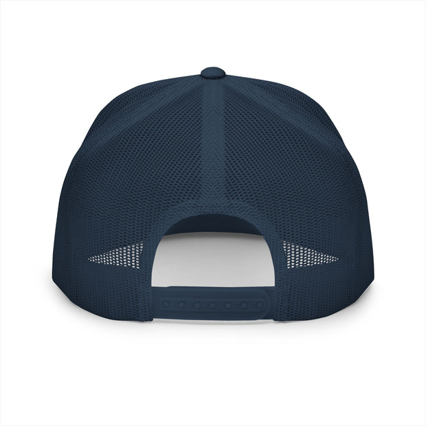 Hustle 5 Panel Trucker Cap - Motivational Embroidered Hat for Entrepreneurs