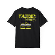 Unisex Garment-Dyed T-shirt (Black & Yellow)