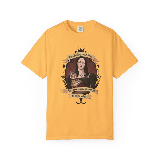 Gothic Fashion Tee - Darkly Elegant Unisex T-shirt for Halloween