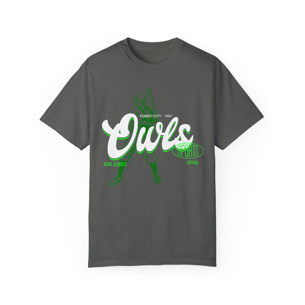 GREEN OWLS T-SHIRT