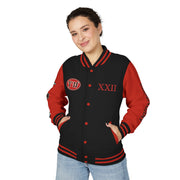 Unisex Heavyweight Letterman Jacket - Trendy Varsity Style with Bold Graphics