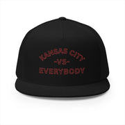 Kansas City vs Everybody 5 Panel Trucker Cap | Stylish Embroidered Hat for Sports Fans