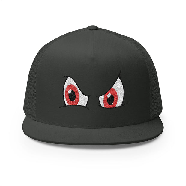 Embroidered Trucker Cap (Eyes)