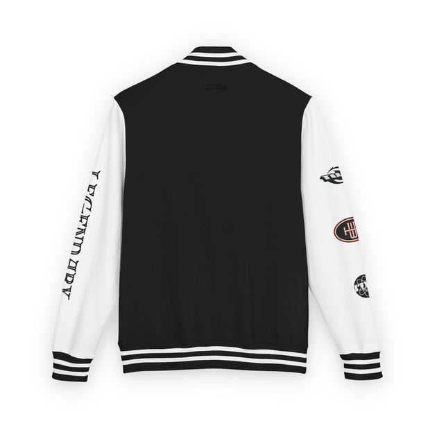 Unisex Heavyweight Letterman Jacket - Trendy Varsity Style with Bold Graphics