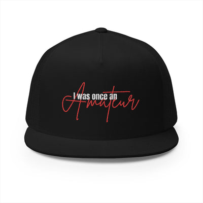 Amateur Embroidered 5 Panel Trucker Cap - Casual Accessory for Fun-Loving Individuals