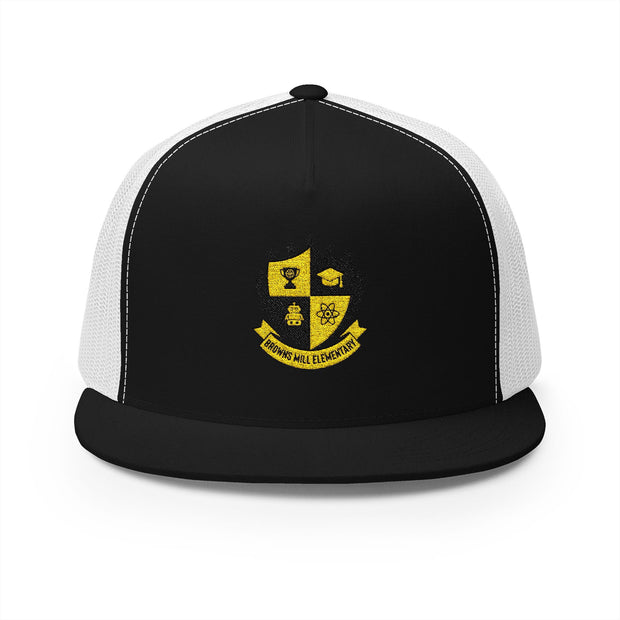 Custom Embroidered 5 Panel Trucker Cap