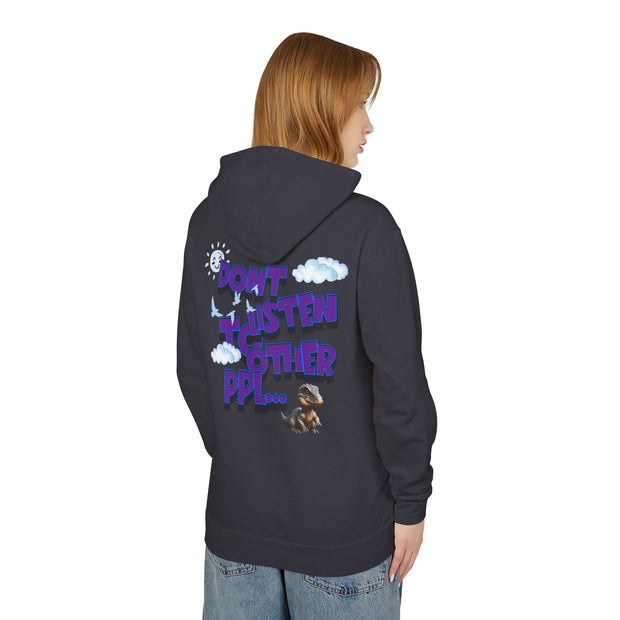 Motivational Lightweight Hoodie - Fun Loving Design