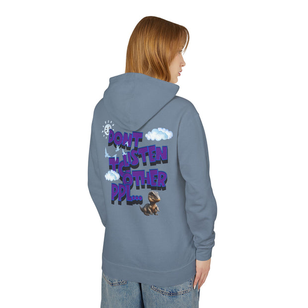 Motivational Lightweight Hoodie - Fun Loving Design