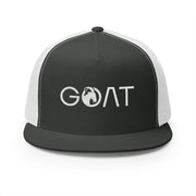 GOAT Embroidered 5 Panel Trucker Cap - Stylish & Versatile Headwear