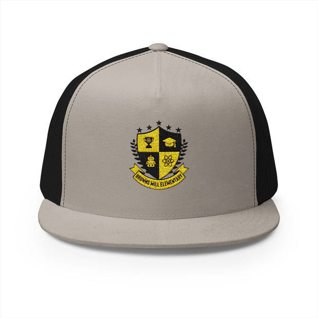 Custom Embroidered 5 Panel Trucker Cap