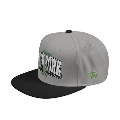 New York Graffiti Snapback Hat — Embroidered Urban Streetwear Cap