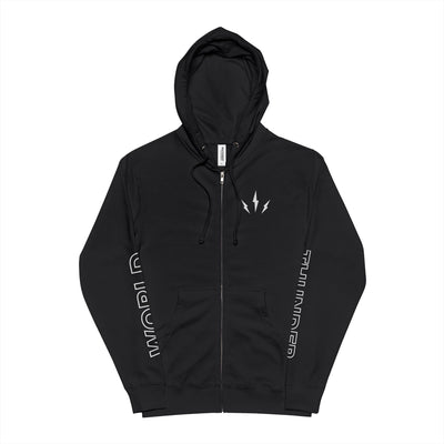 Thunder World Unisex Fleece Zip Up Hoodie