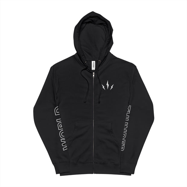 Thunder World Unisex Fleece Zip Up Hoodie