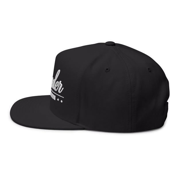 Flat Bill Cap - Thunder Sports Division Stylish Baseball Hat for Sports Lovers