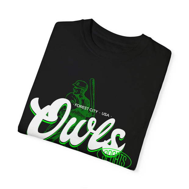 GREEN OWLS T-SHIRT