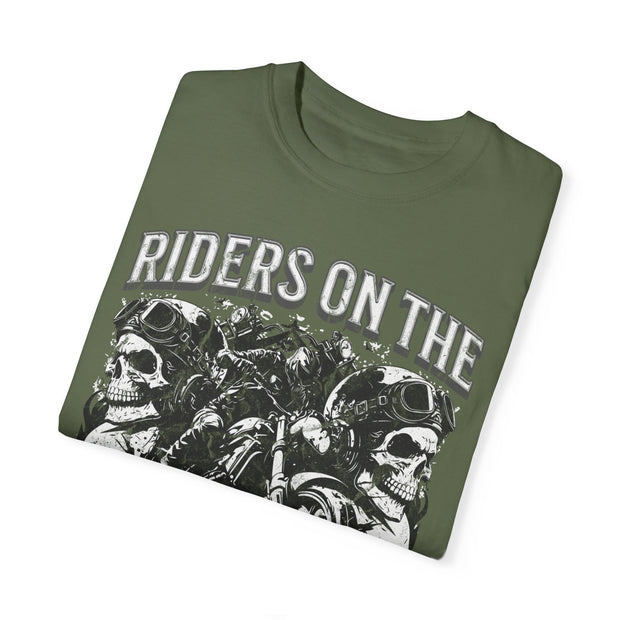 Biker T-Shirt - Thunderworld Brand Unisex Garment-Dyed