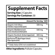 ORGANIC IRISH SEA MOSS (60 Capsules)