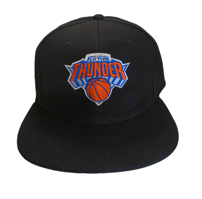 New York Thunder Black Snapback Hat