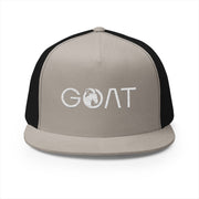 GOAT Embroidered 5 Panel Trucker Cap - Stylish & Versatile Headwear