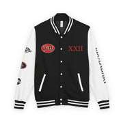 Unisex Heavyweight Letterman Jacket - Trendy Varsity Style with Bold Graphics