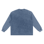 acid wash long sleeve tee ,long sleeve tshirt,long sleeve tee,snow washed tshirt,snow washed tee,long sleeve