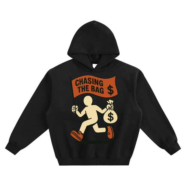 chase the bag hoodie,thunder hoodie,heavyweight hoodie,hunderworld hoodie,thick hoodie