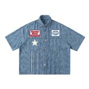 ThunderWorld,ThunderWorldClothing,Streetwear,DenimShirt,MensStreetStyle,UnisexFashion