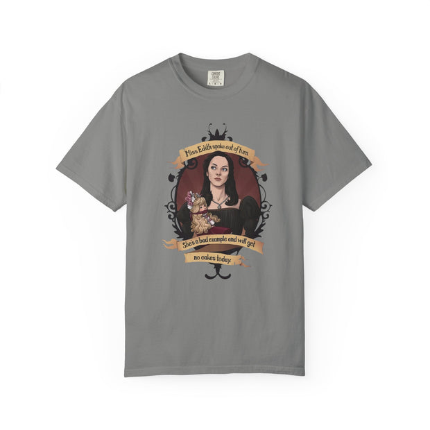Gothic Fashion Tee - Darkly Elegant Unisex T-shirt for Halloween