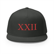 Embroidered XXII 5 Panel Trucker Cap - Perfect for Casual Wear & Celebrations