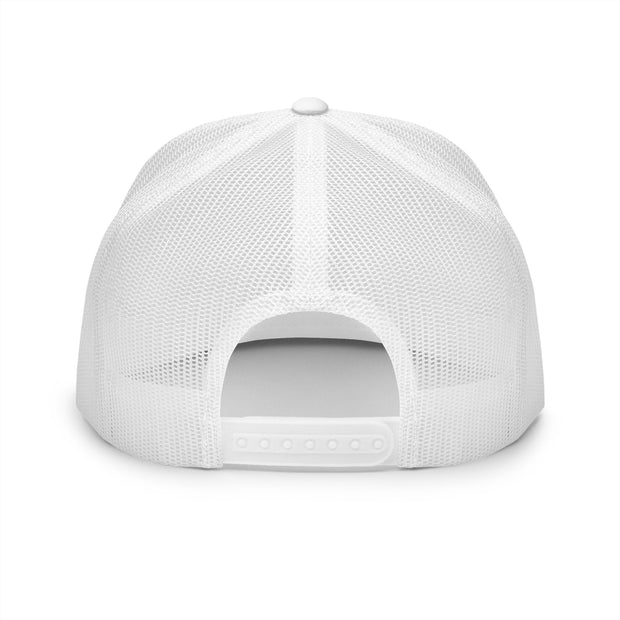 Embroidered 5 Panel Trucker Cap - 'LOVE RULES THE DAY'
