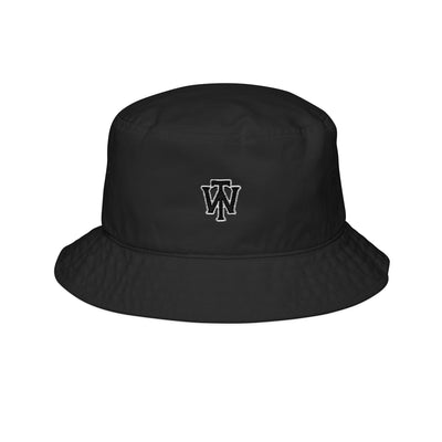 Embroidered Bucket Hat (Black)