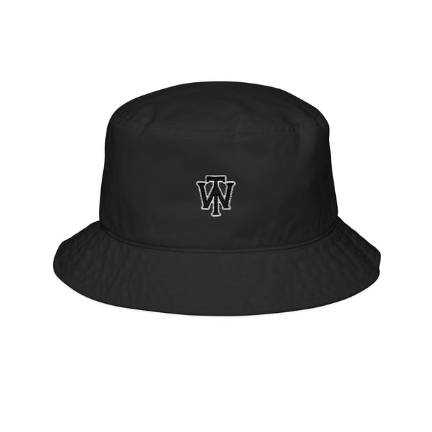 Embroidered Bucket Hat (Black)