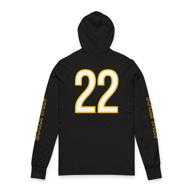 NYC Athletics Unisex Hooded Long Sleeve Tee - Perfect for Active Lifestyles & Casual Wear