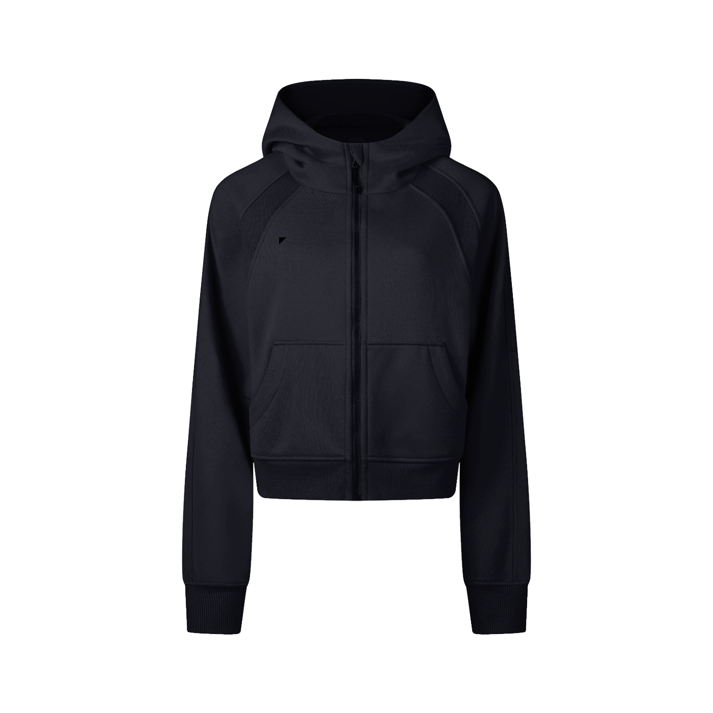 Cropped Zip-Through Hoodie – THUNDER WORLD