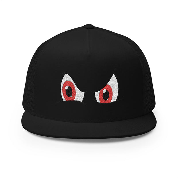 Embroidered Trucker Cap (Eyes)