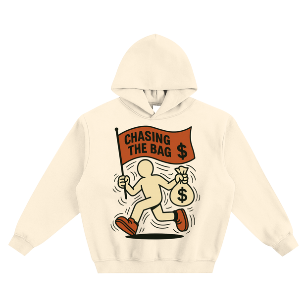 Chasing The Bag,Money Hoodie,Streetwear,Hustle Clothing,Bag Chaser,Motivation Apparel,Heavyweight Hoodie