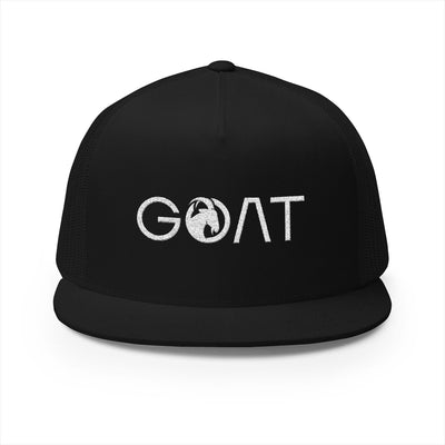 GOAT Embroidered 5 Panel Trucker Cap - Stylish & Versatile Headwear