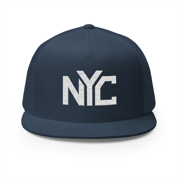 NYC Embroidered 5 Panel Trucker Cap - Urban Style for Everyday Adventures