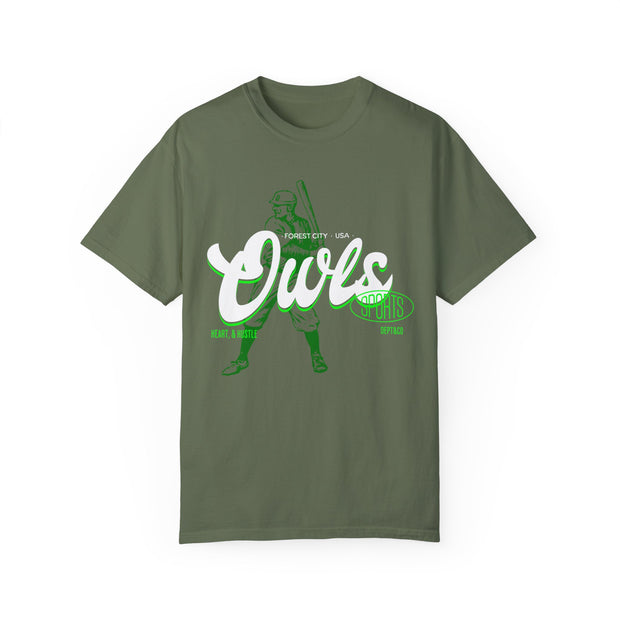 GREEN OWLS T-SHIRT