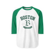 Boston Champion Unisex Three-Quarter Sleeve Raglan Shirt