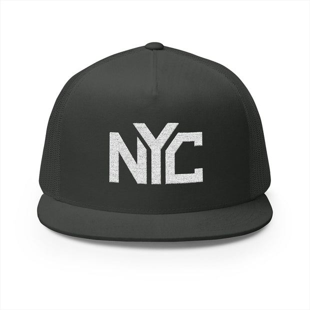 NYC Embroidered 5 Panel Trucker Cap - Urban Style for Everyday Adventures