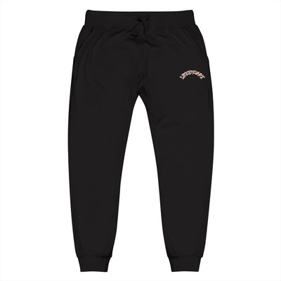 Cozy Unisex Fleece Sweatpants with Embroidered Design Legendary
