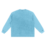 acid wash long sleeve tee ,long sleeve tshirt,long sleeve tee,snow washed tshirt,snow washed tee,long sleeve