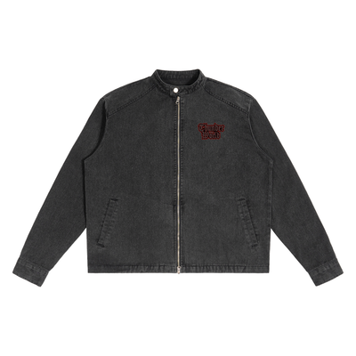 ThunderWorld,VintageDenimJacket,StreetwearStyle,ThunderWorldClothing,StreetFashionDaily,ThunderWorldBrand